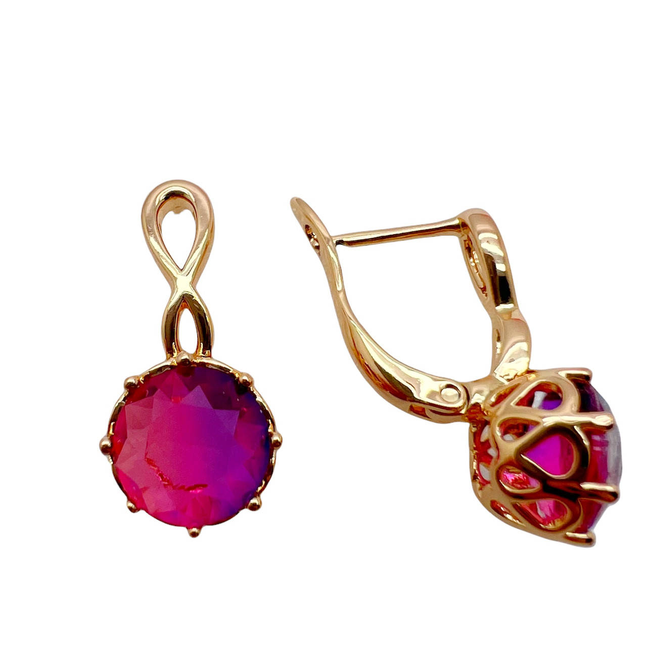

Серьги из медзолота xuping. 18k