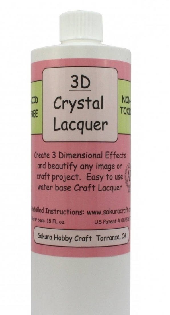 

Лак для кукольных глаз, 3-Д Кристалл (3-D Crystal Lacquer от Sakura), 20 мл.