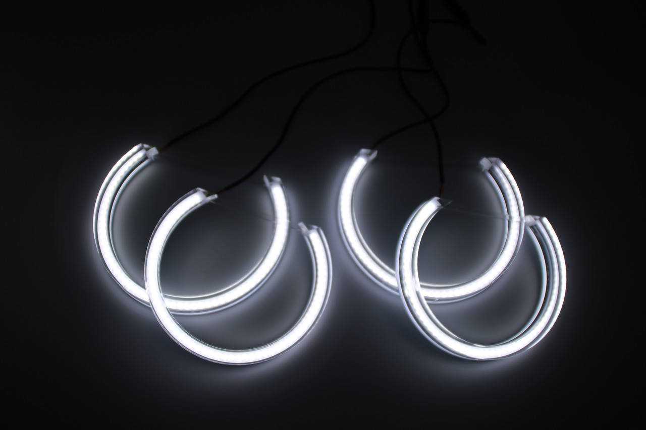

Ангельские глазки crystal (4*131 мм) LED для BMW E36 белый DTM