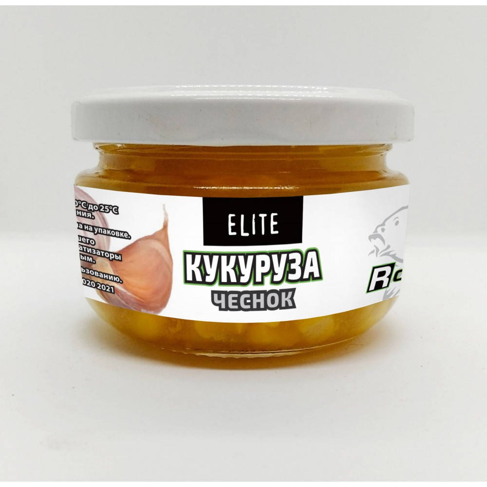 

Кукуруза консервированная Elite Robin "Чеснок" 125г стекло