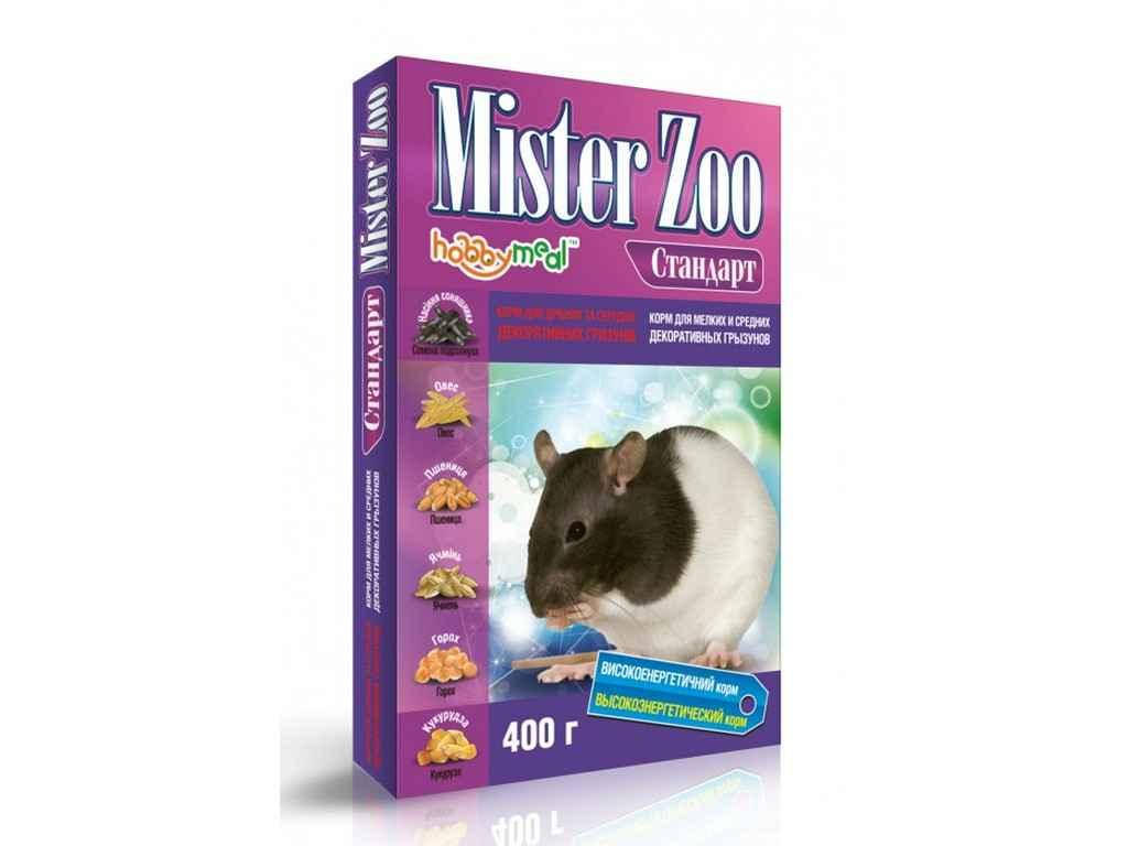 

Корм для гризунів Містер ZOO д/дріб. і сер. стандарт 400гр ТМ O.L.KAR
