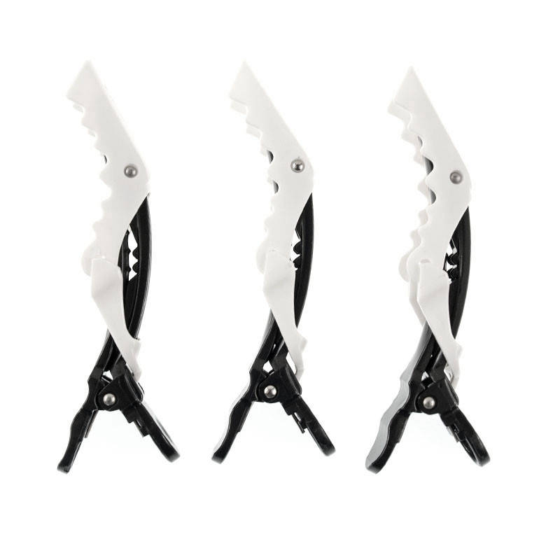 

Salon Зажимы 0013 пластиковые крокодильчики (уп 3 шт) Цвет уточнять