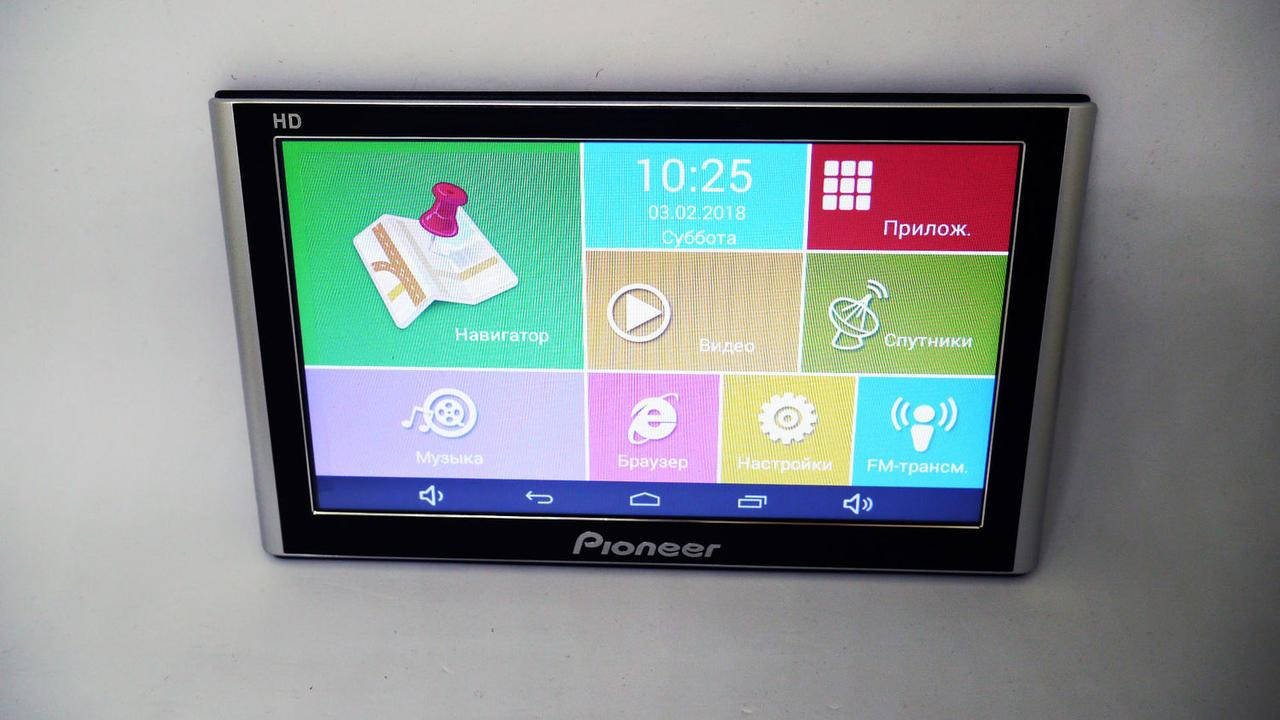 

GPS 7" Навигатор Pioneer 7002 + 4Ядра+ 8Gb+ Android4+Грузовик Европа IGO PRIMO