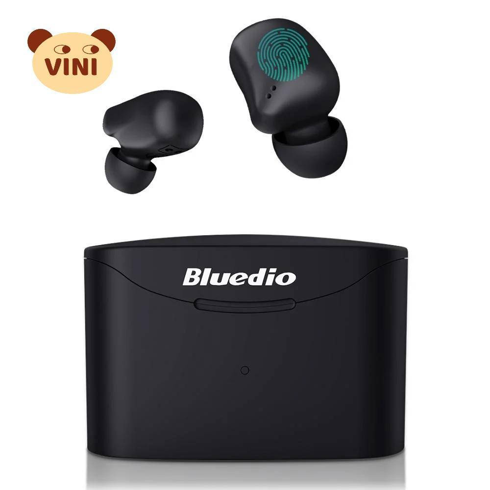 

Безпровідні Bluetooth навушники Bluedio T-Elf-2 з зарядним боксом ., Черный