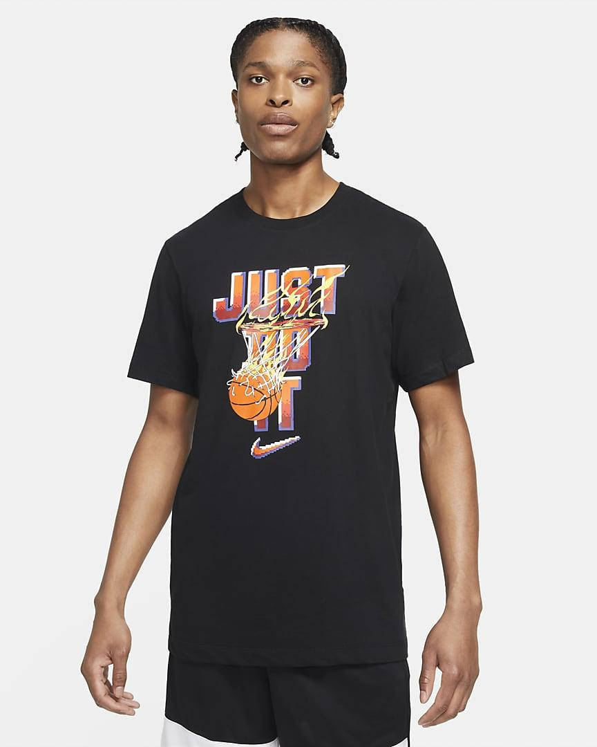 

Футболка мужская баскетбольная Nike Dri-FIT "Just Do It" (DJ1556-010) L, Черный