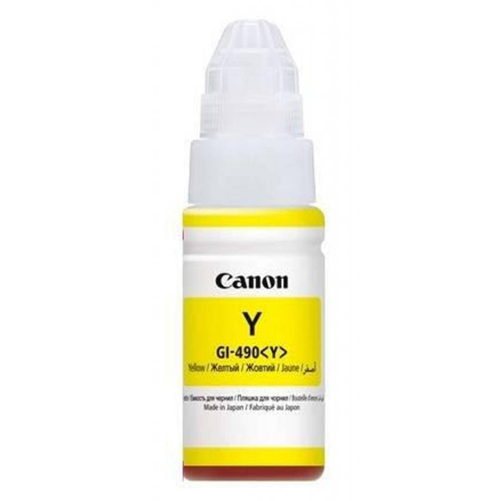 

Чорнило (O) Canon GI-490 Yellow 70ml (0666C001) для G3400, G2400, G1400, жовтий