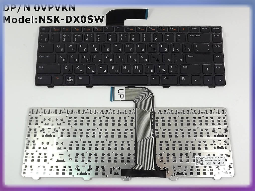 

Клавиатура для DELL Inspiron 14R 5520, 7520, M4040, M4050, M4110, M5040, M5050, N4040, N4050, N4110, N5040,, Черный