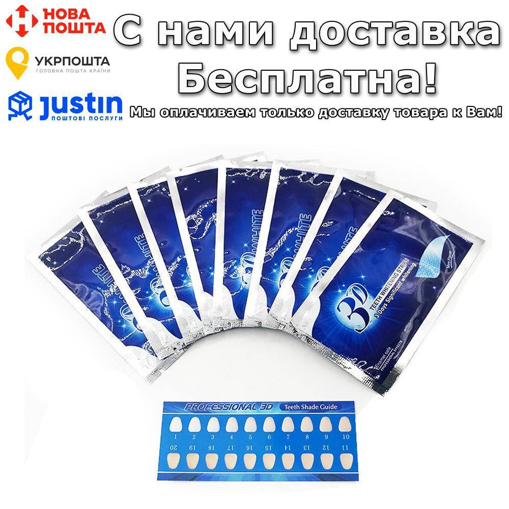 

Полоски для отбеливания зубов BauTech Advanced Teeth Whitening Strips 20 шт 10 пар