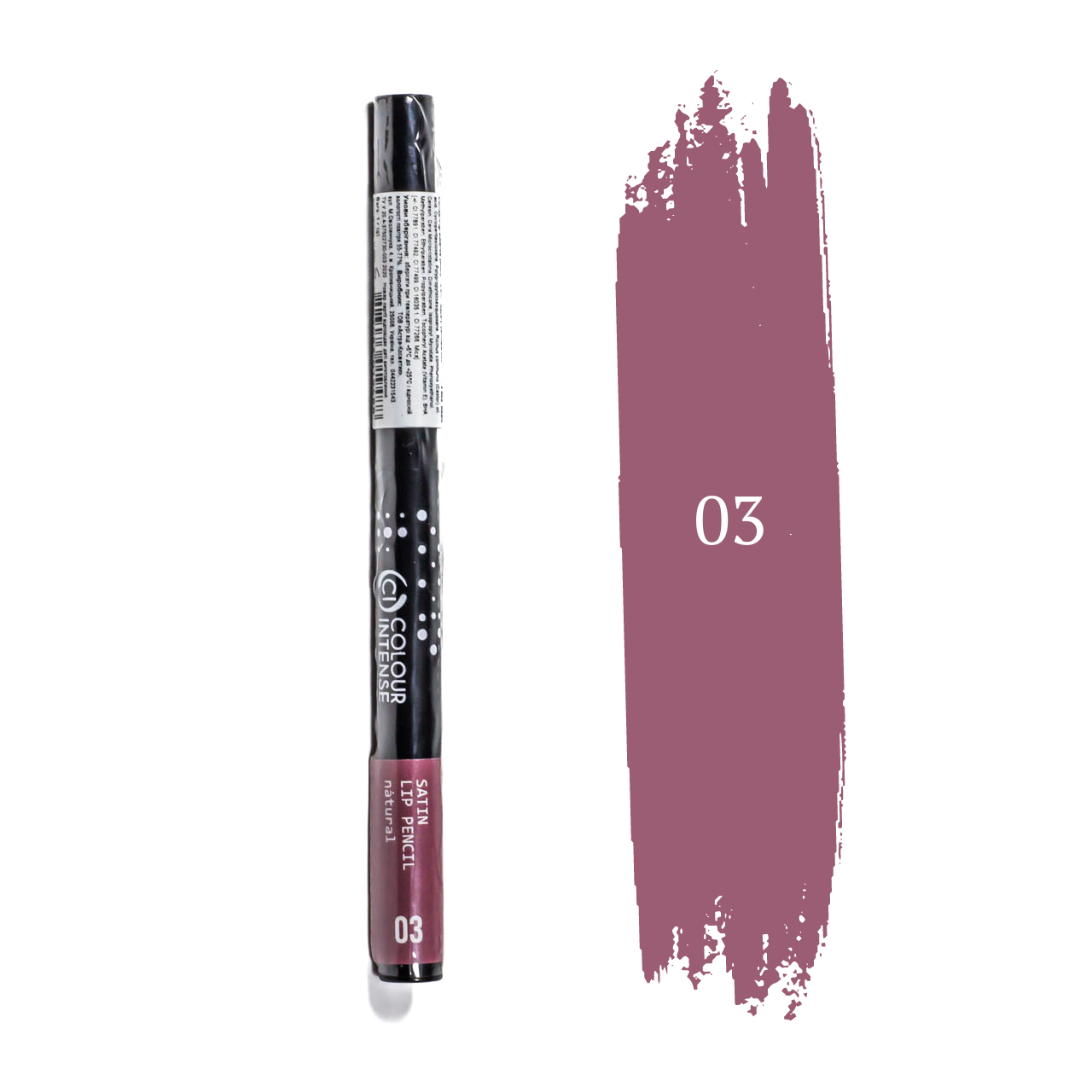 

Карандаш для губ механический Colour Intense Satin Lip Pencil № 03 Natural Натуральный
