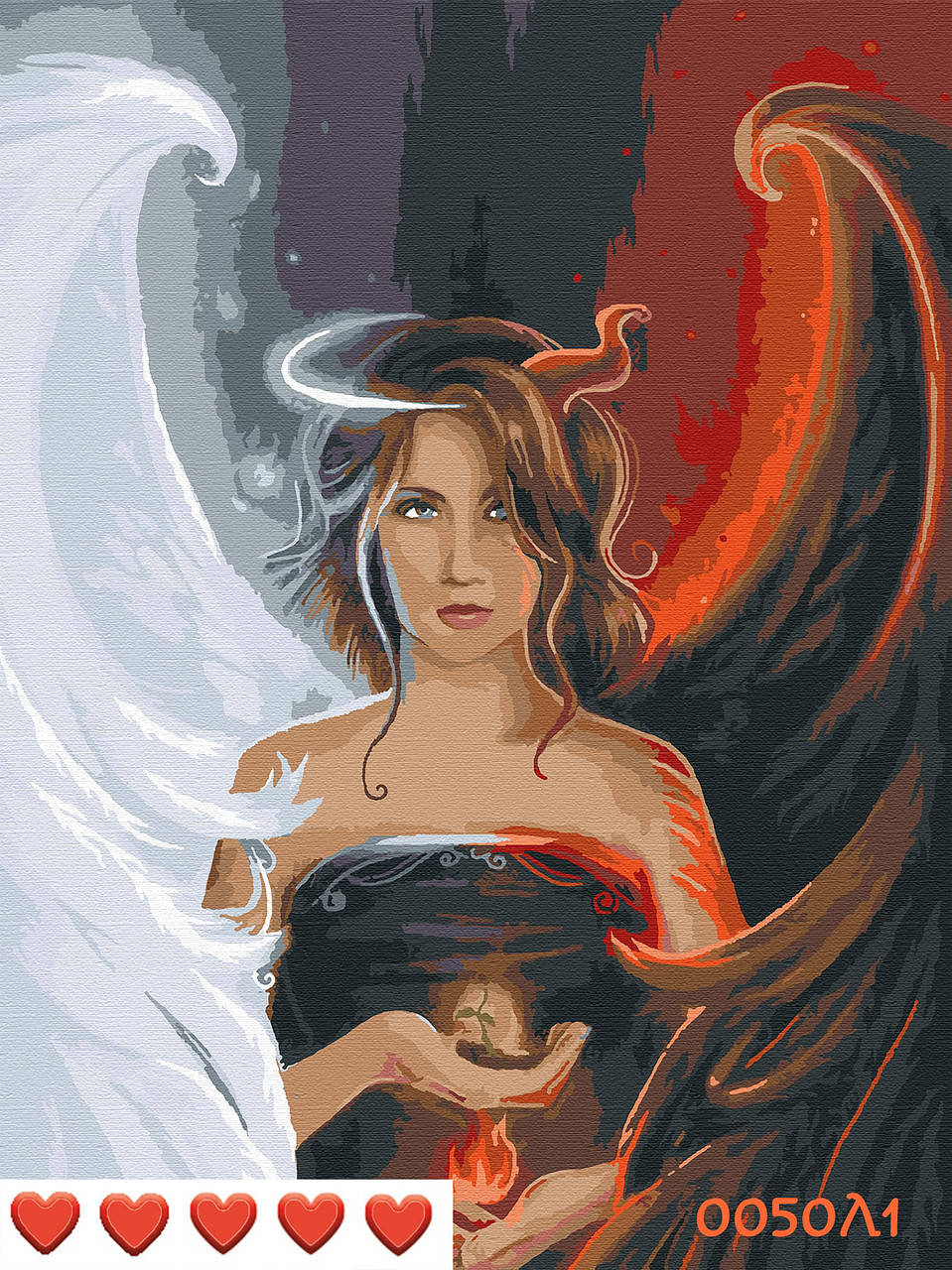 

Картина по номерам "Сутність жінки" 0050Л1 , 40*50 см, Разноцветный