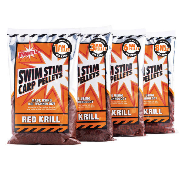 

Пеллетс Красный криль 2 мм Dynamite Baits (Динамит Бейтс) - Swim Stim Red Krill, 900 г