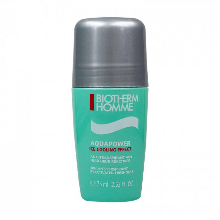 

Дезодорант роликовый для мужчин Biotherm Homme Aquapower Ice Cooling Effect 48H, 75 мл