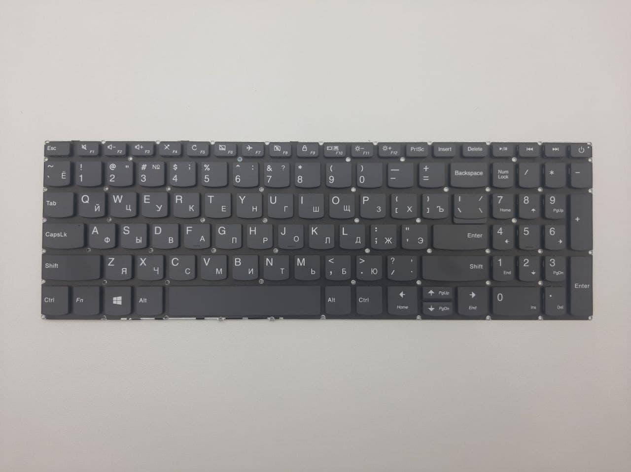 

Клавиатура для ноутбука Lenovo IdeaPad: 320-15 без диода на кнопке Power новая, Черный