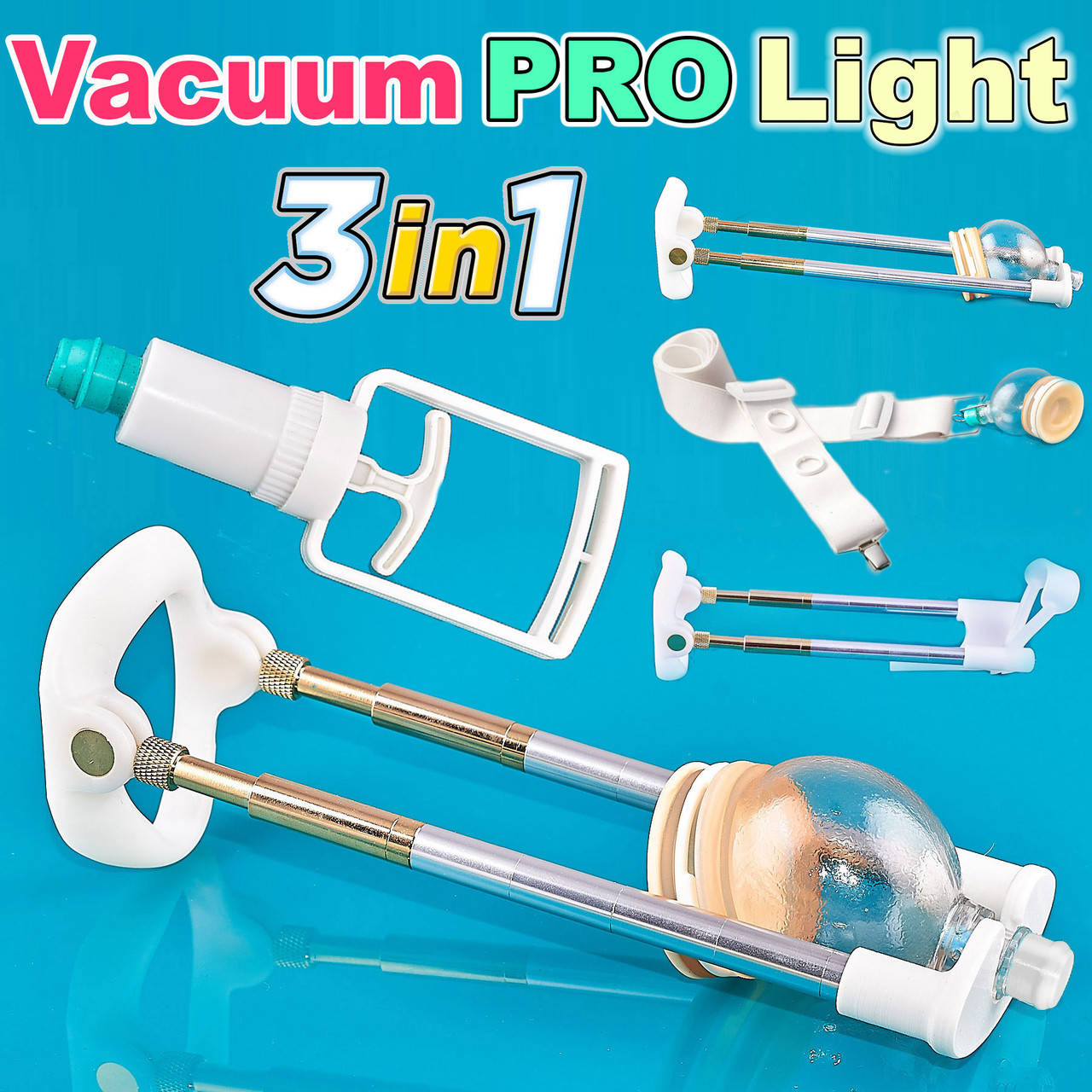 

Вакуумный экстендер Penismaster Pro Light с прозрачной камерой