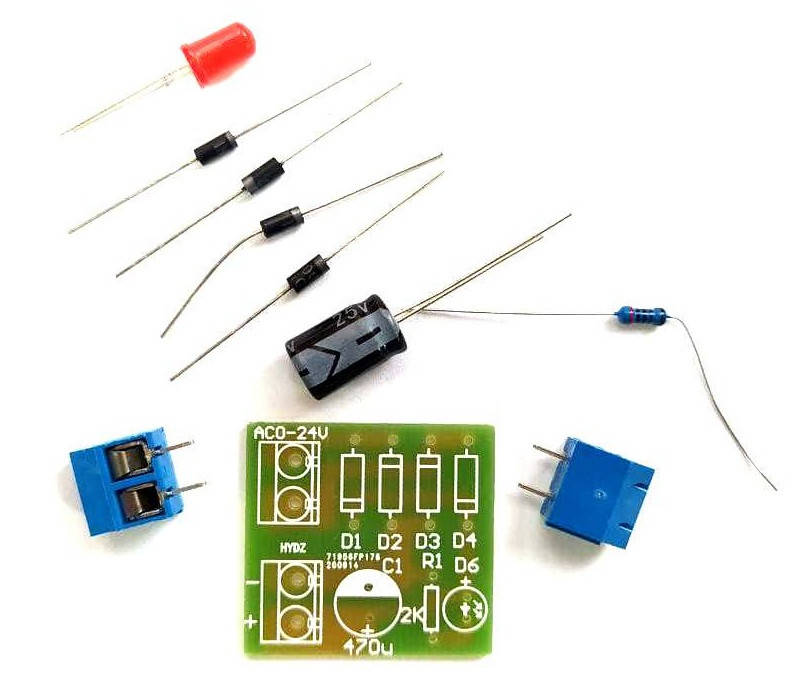 

Радиоконструктор Мостовой випрямитель AC DC 1N4007