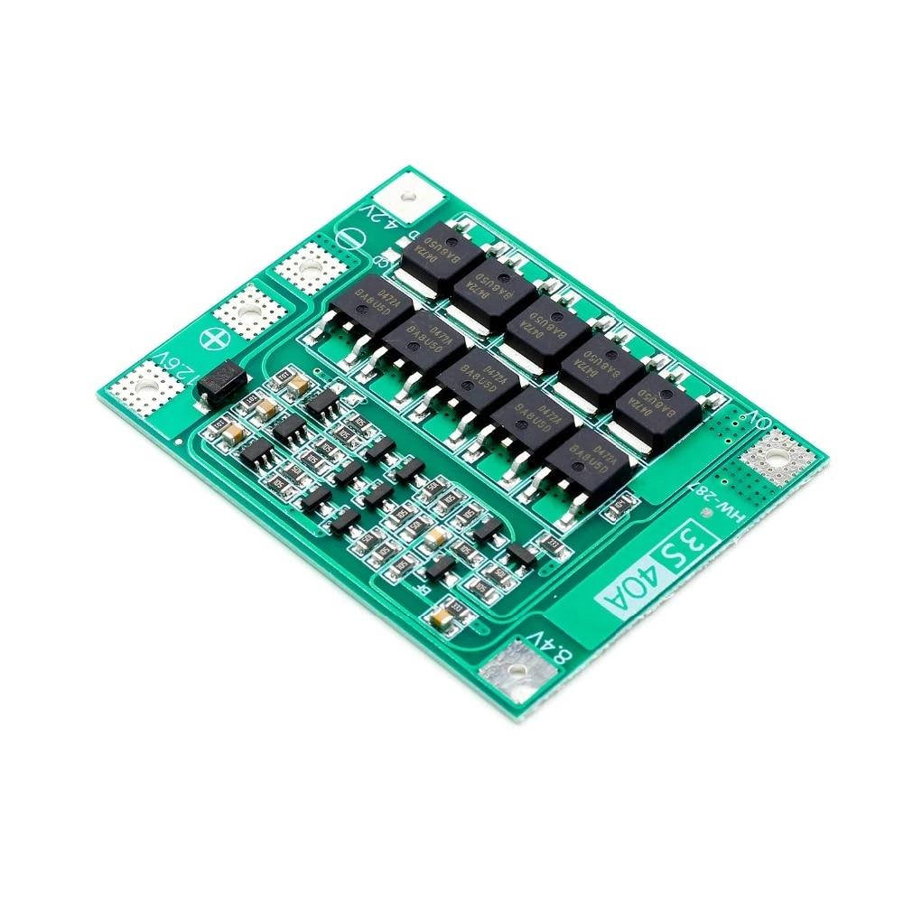 

BMS 3S 40A 12.6В Контроллер заряда разряда Li-ion батарей