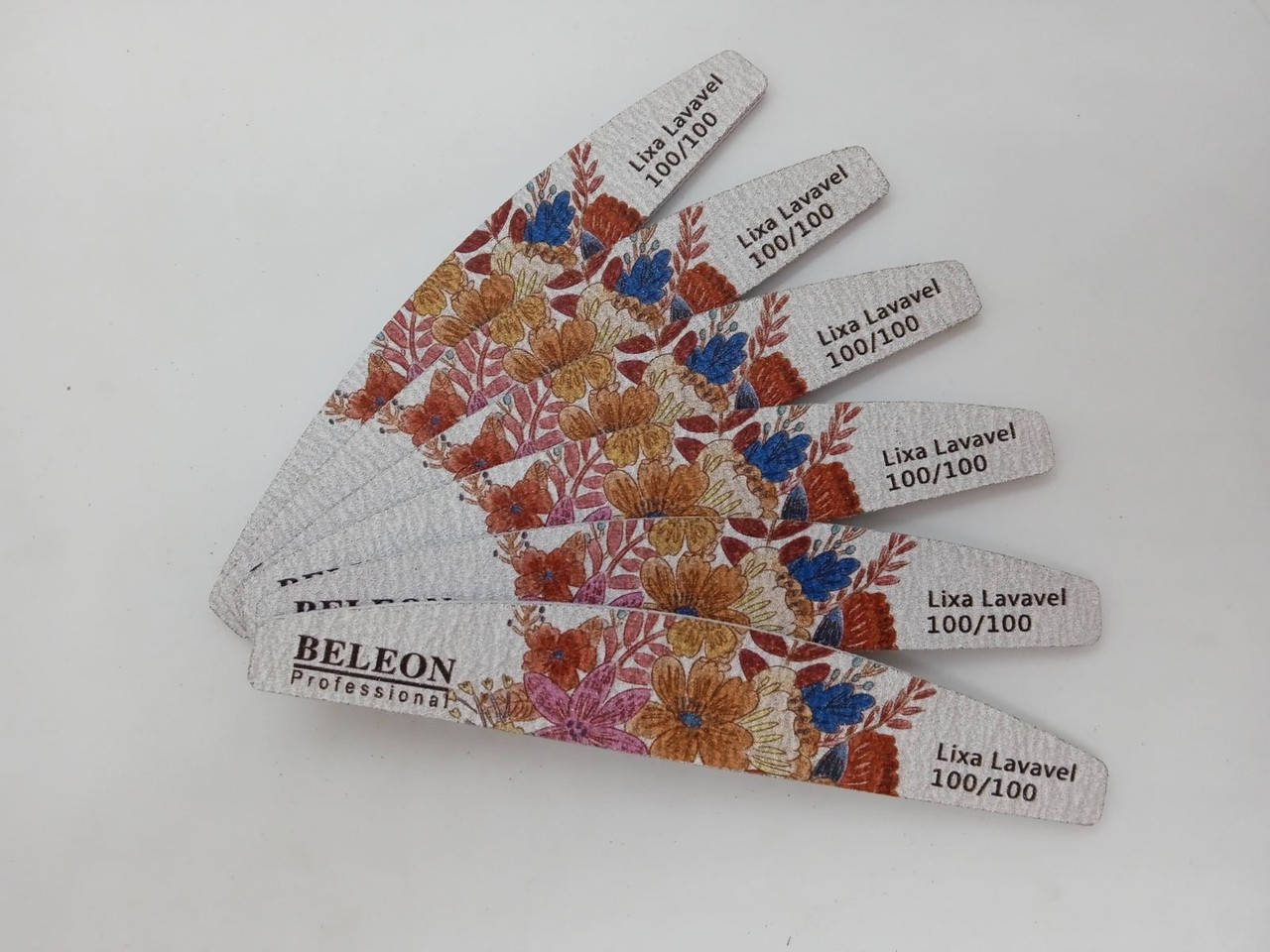 

Пилка для ногтей Beleon 100/100 (цветы)