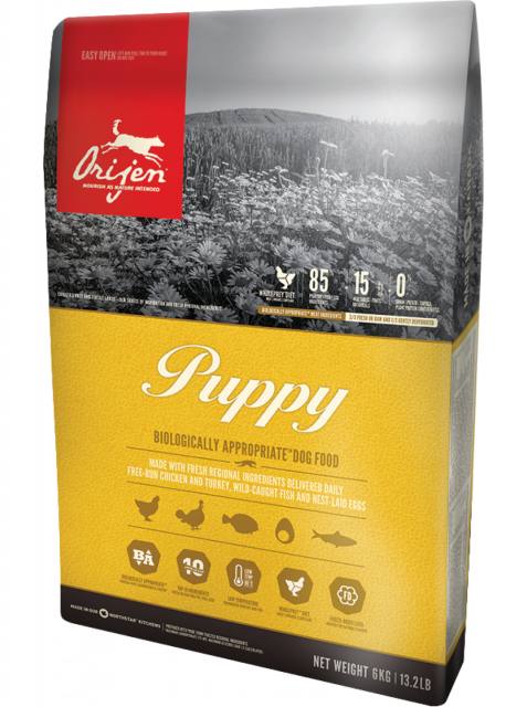 

Orijen Puppy (40/20) для щенков и юниоров 11,4 кг