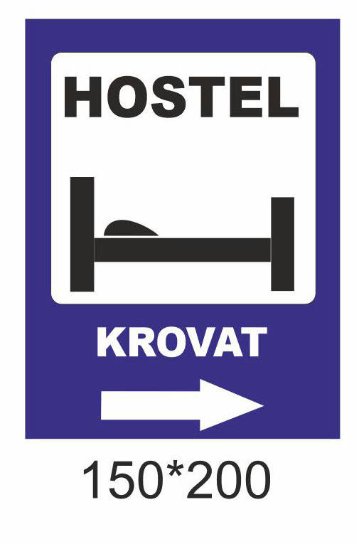 

Наклейка «HOSTEL»