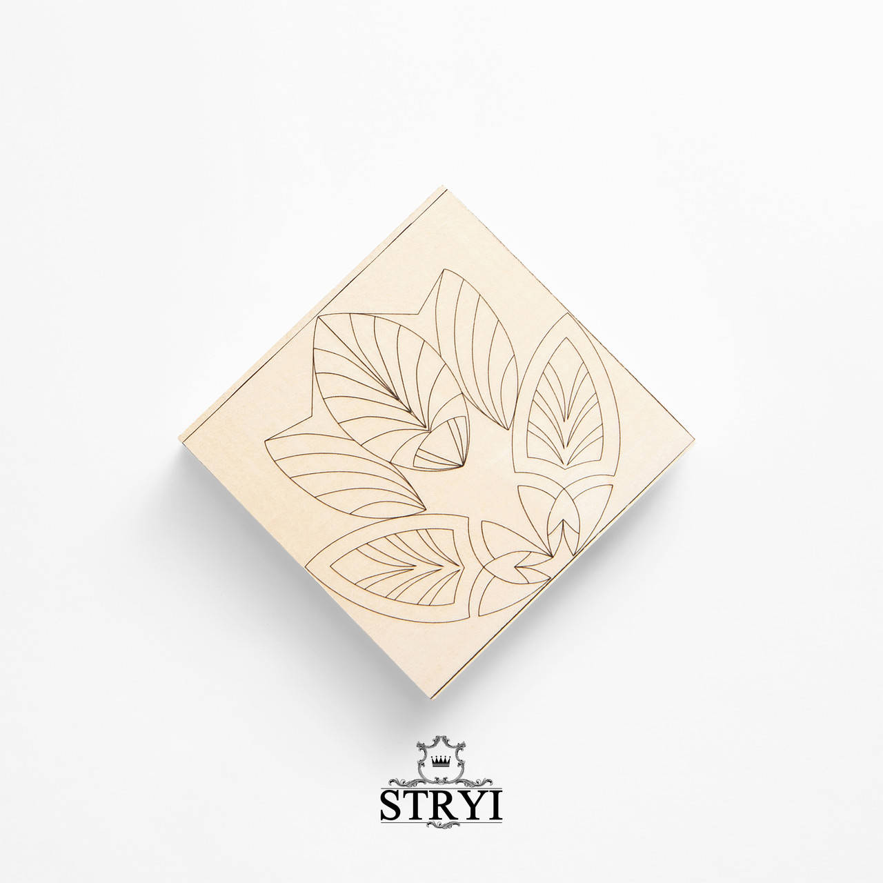 

Дощечка тренировочная STRYI для резьбы с чертежом, липа, 100*100*20мм, арт.761010