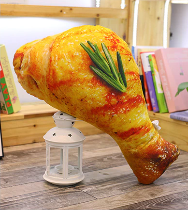 

Подушка "Куриная ножка гриль", Разные цвета