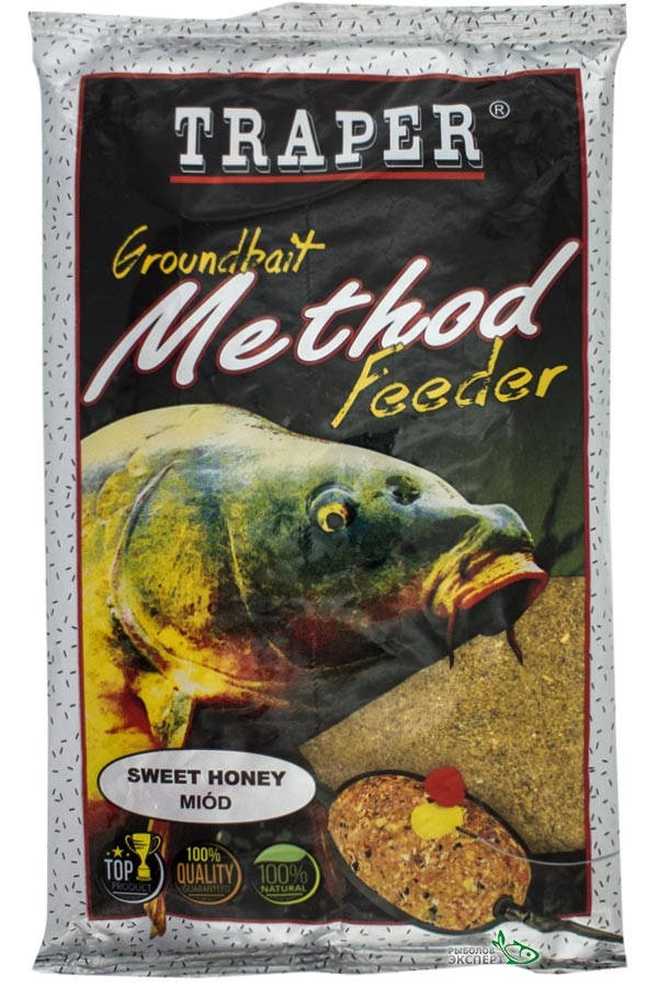

Прикормка Traper Method Feeder 0,75кг Honey (Мед) "Оригинал"