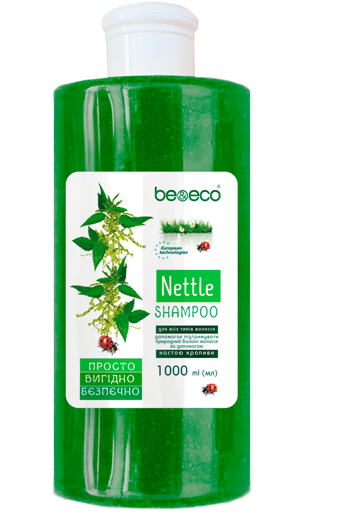 

Шампунь для волос Be&Eco Крапива 1000 мл