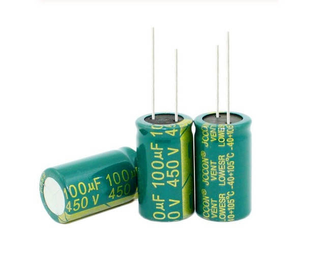 

Конденсатор 100uF 450V 100мкФ 450В 18*30