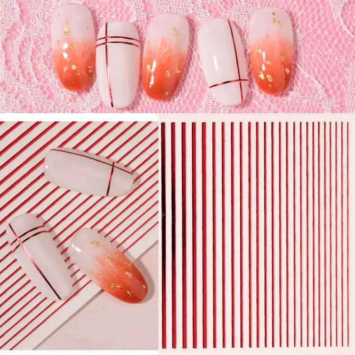 

Гибкая лента для ногтей She Nail Красный