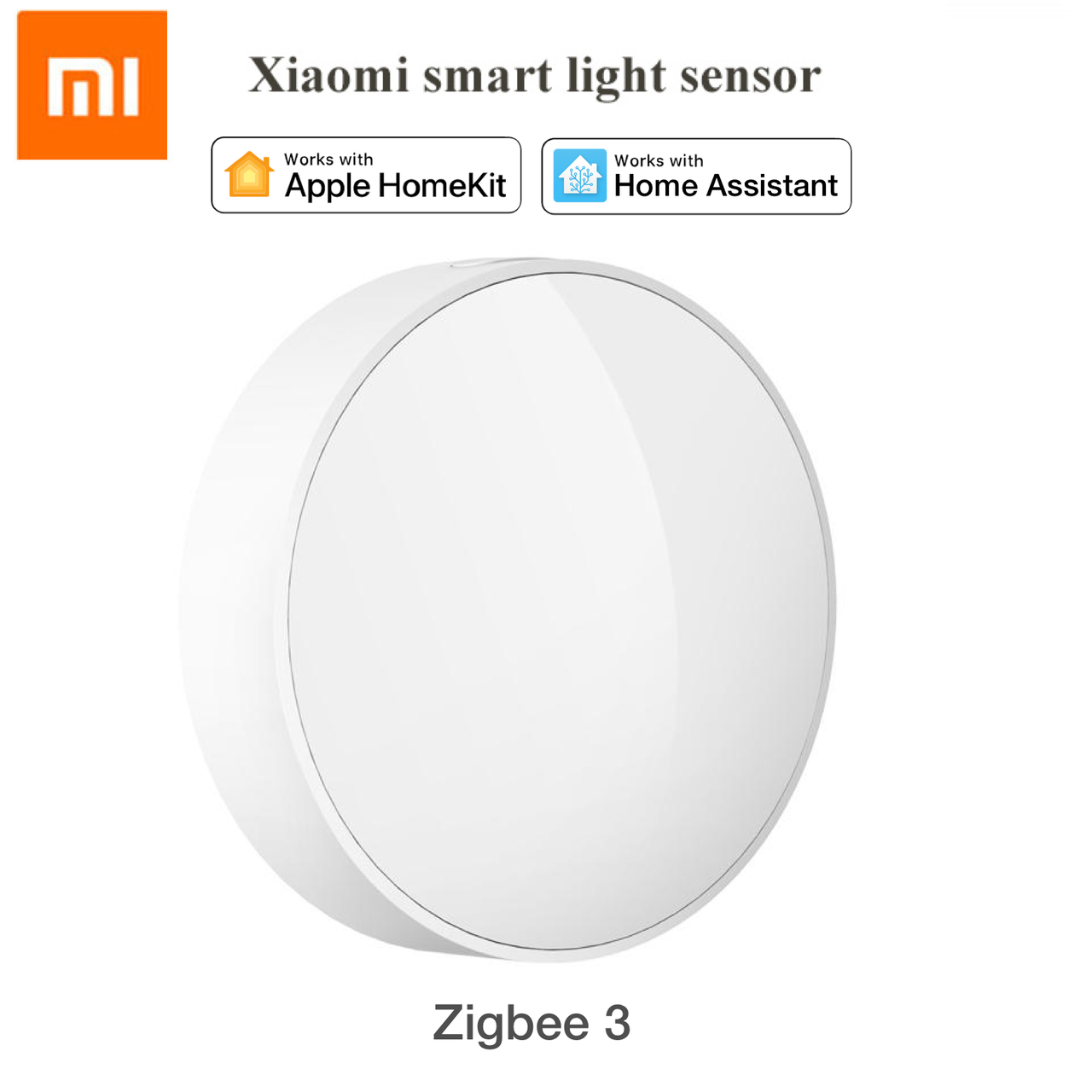 

Датчик освітленості Xiaomi Mi Light Detection Sensor Zigbee 3.0 (GZCGQ01LM/YTC4043GL)​ Датчик освещенности