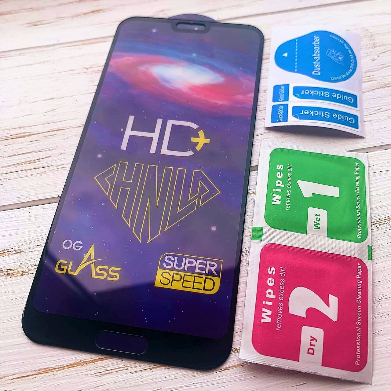 

Защитное стекло для Huawei P20 FullGlue чёрное, Прозрачный