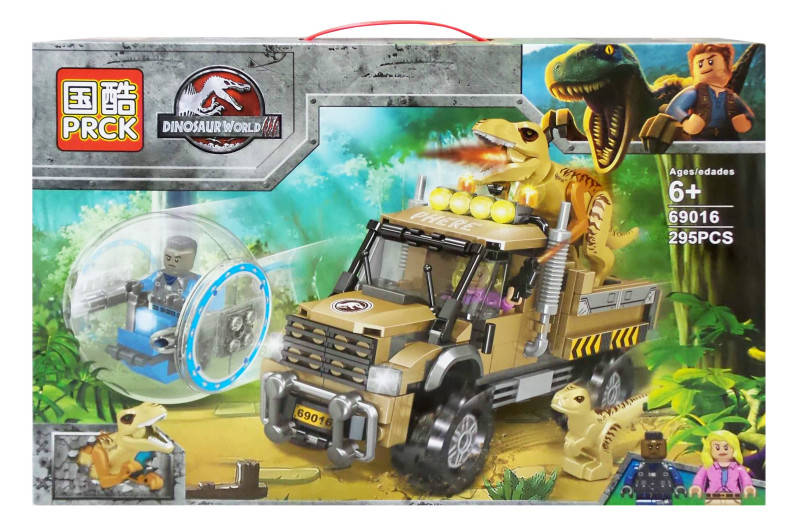 

Конструктор "JURASSIC WORLD" 295дет 69016 р.42,5*28*6,8см
