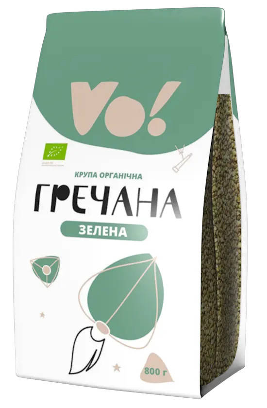 

Гречка зелена органічна 800 г