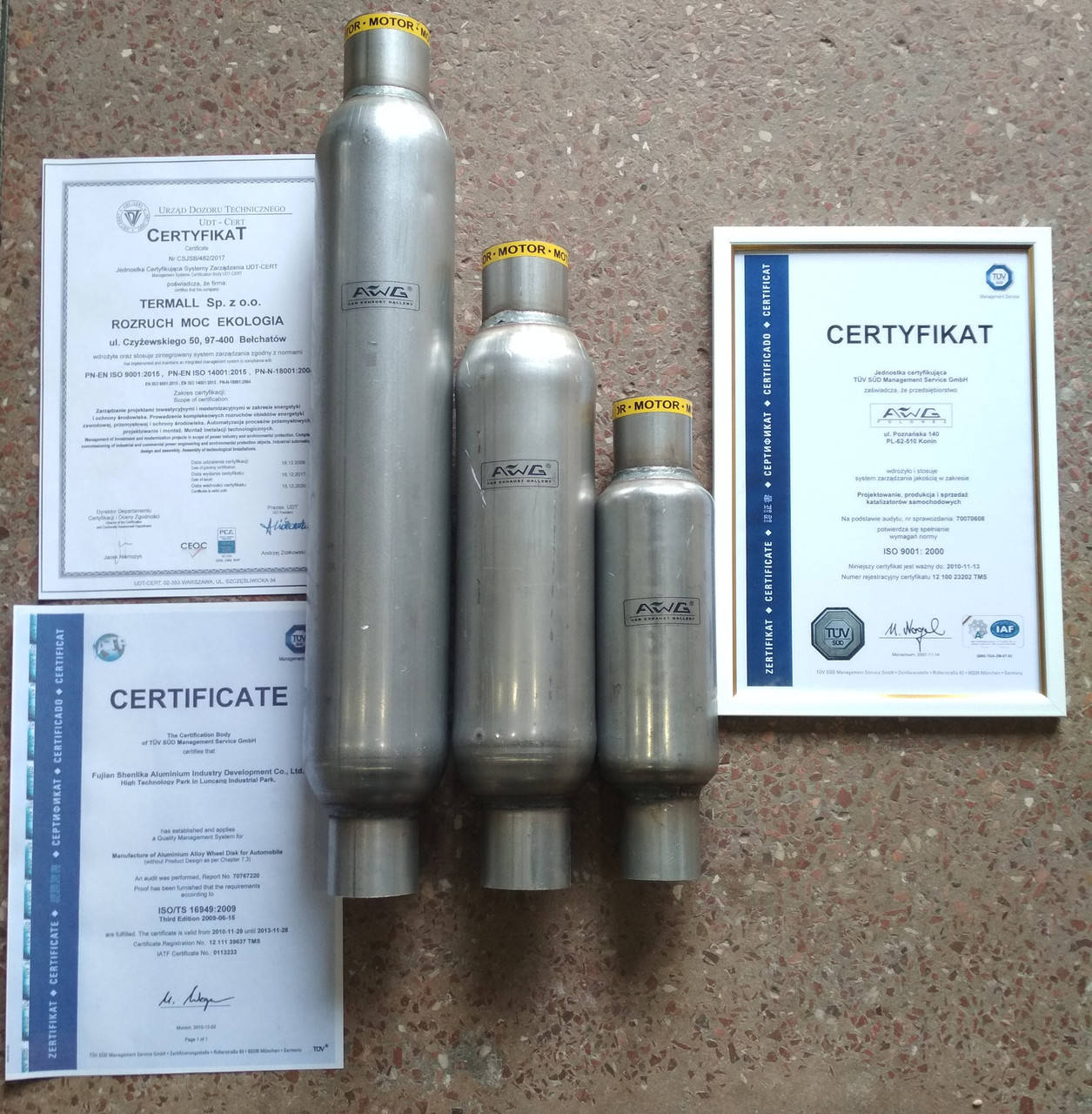 

Стронгер (пламегаситель) AWG 50x400 Вставка вместо катализатора/резонатора