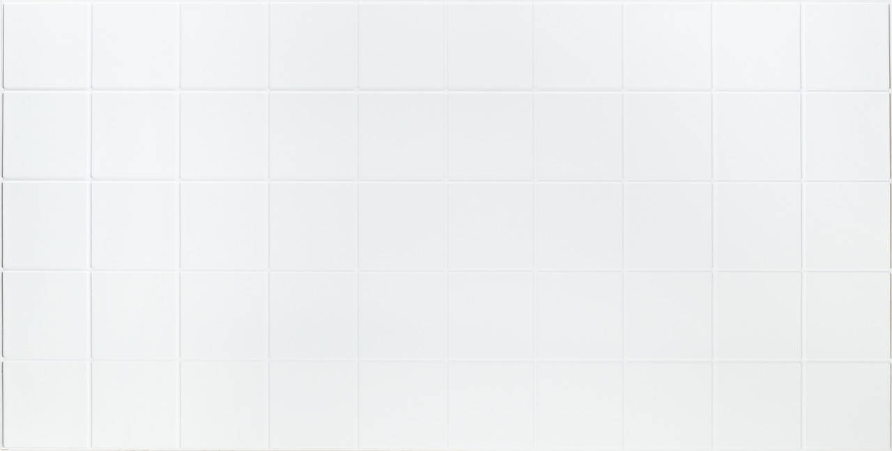 

Настенная Листовая ПВХ-панель плитка Мозаика для Ванной Кухни "Промо белая" 549пб/548мс (954 х 478 мм), Белый