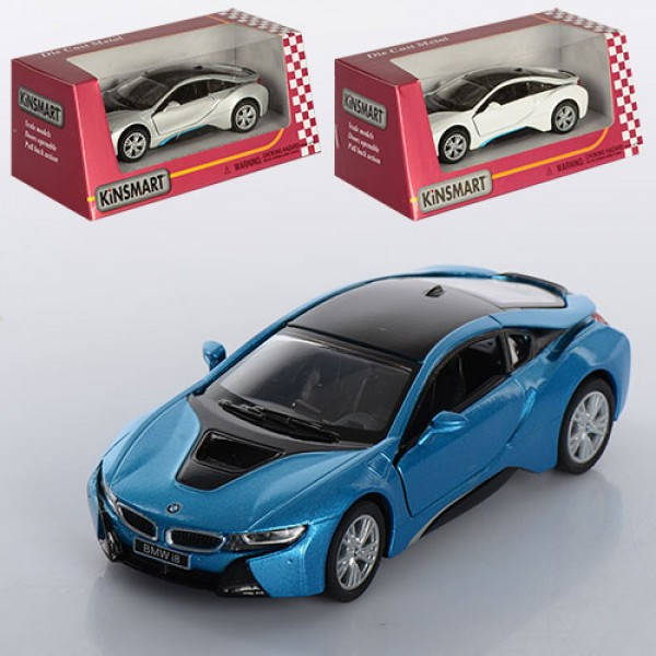 

Машинка инертная Kinsmart BMW i8 KT5379W 12,5 см, Разные цвета