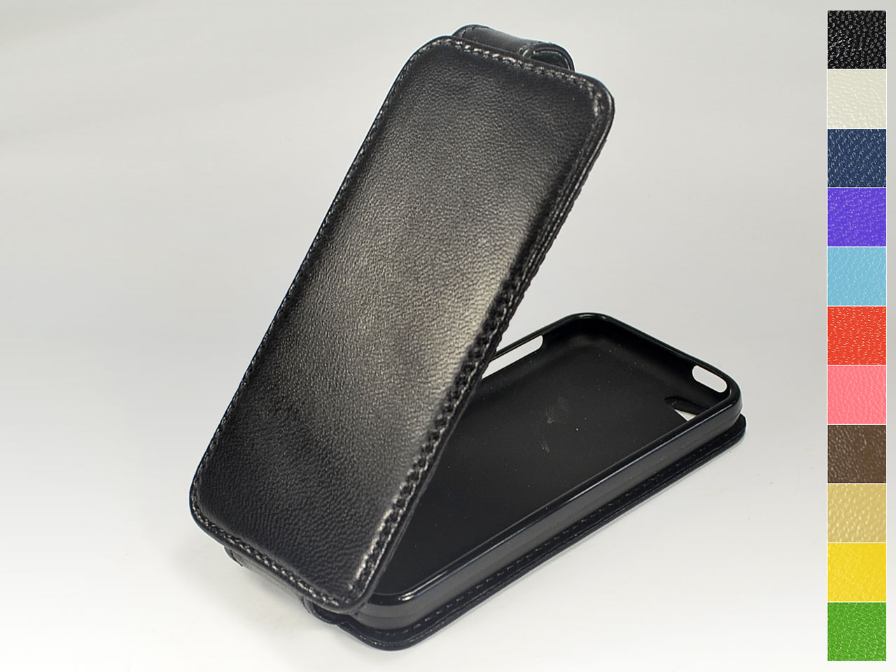 

Откидной чехол из натуральной кожи для Apple iPhone 5c