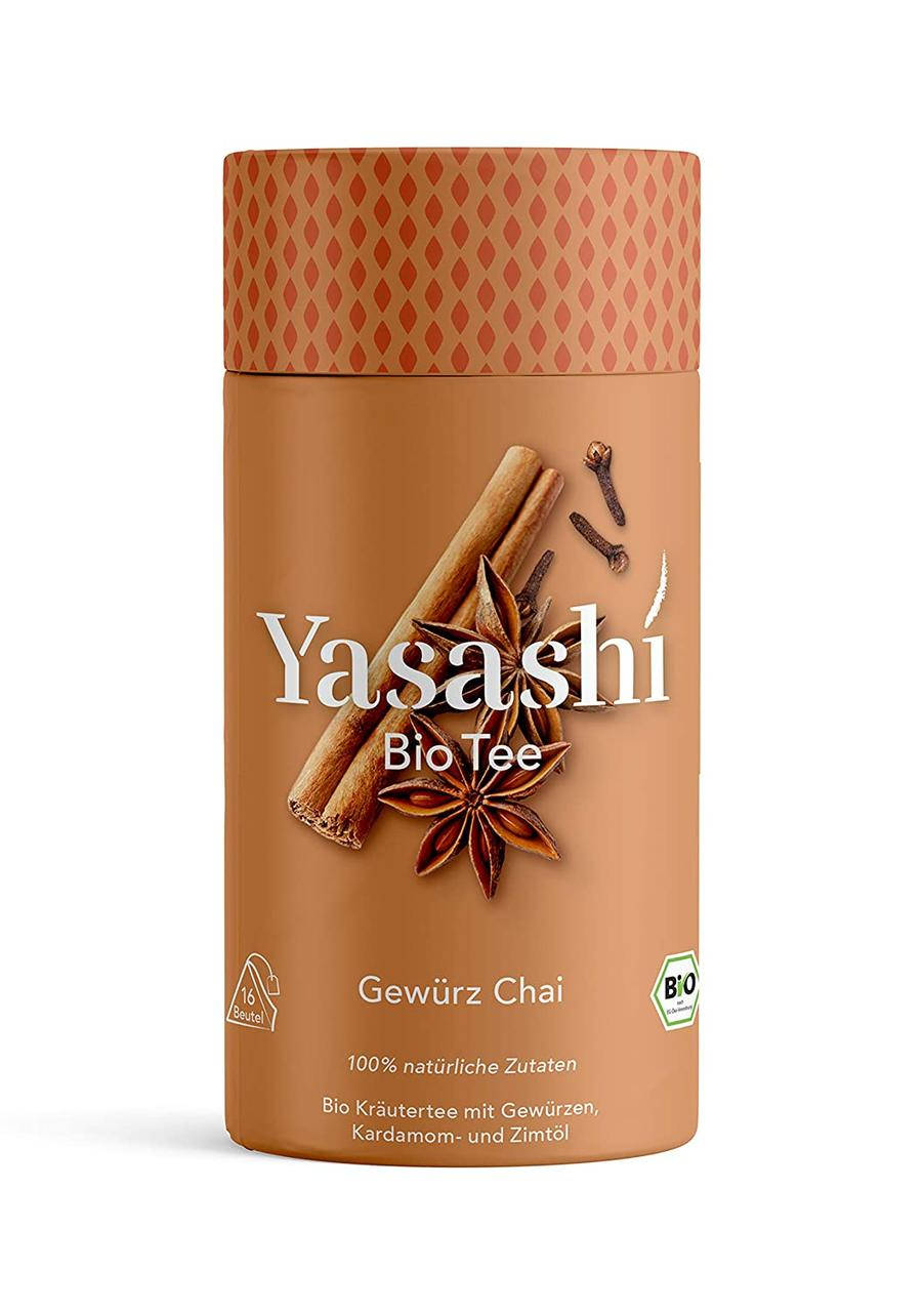 

Чай Yasashi Bio Tea Gewurz Chai Корица 16s 32g