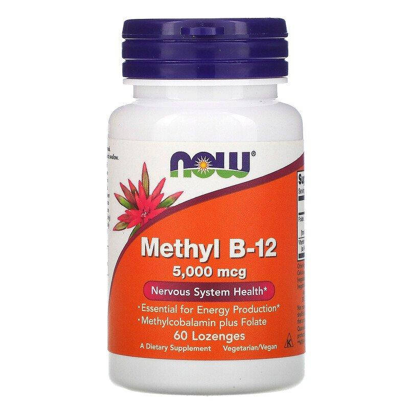 

Витамины NOW Foods Methyl B-12 5000 mcg 60 Lozenges