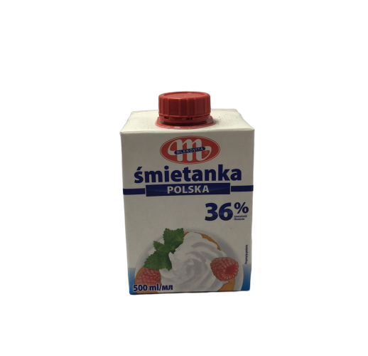 

Сливки Smietanka Polska Mlekovita 36% 0,500 л