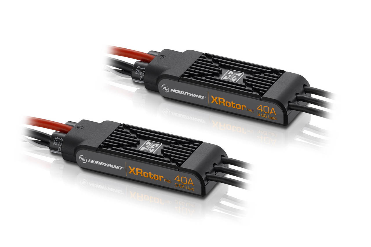 

Регуляторы хода HOBBYWING XRotor Pro 40A OPTO 3-6S для мультикоптеров 2шт
