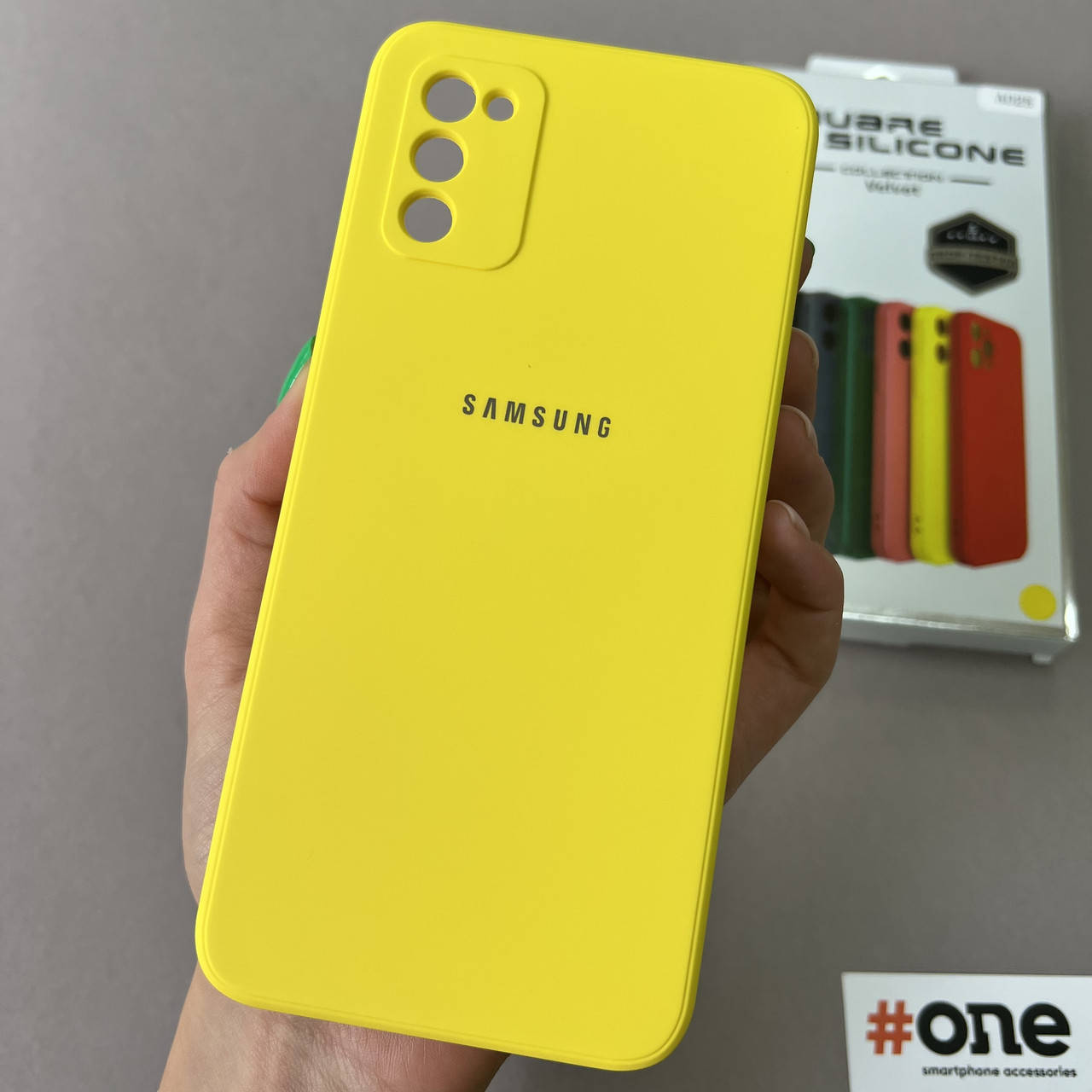 

Чехол для Samsung Galaxy A02s с микрофиброй защитой для камеры чехол на телефон самсунг а02с желтый S1Q