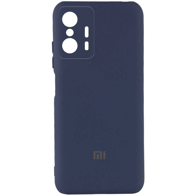 

Чехол-накладка для Xiaomi 11T / 11T Pro Silicone Cover My Color Full Camera- темно-синий