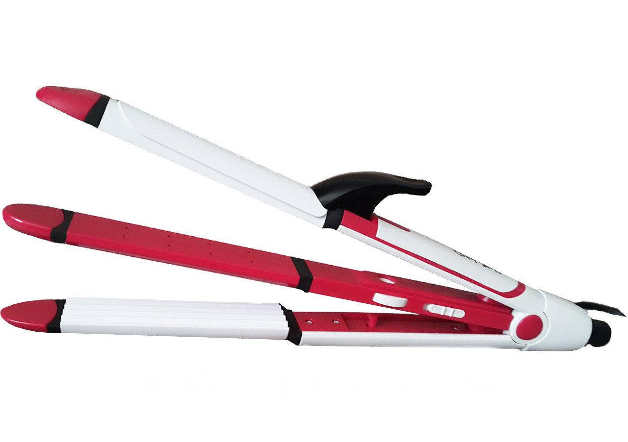 

Стайлер 3 в 1 Плойка, гофре, выпрямитель, утюжок для волос GEMEI PRO GM-2921 Original