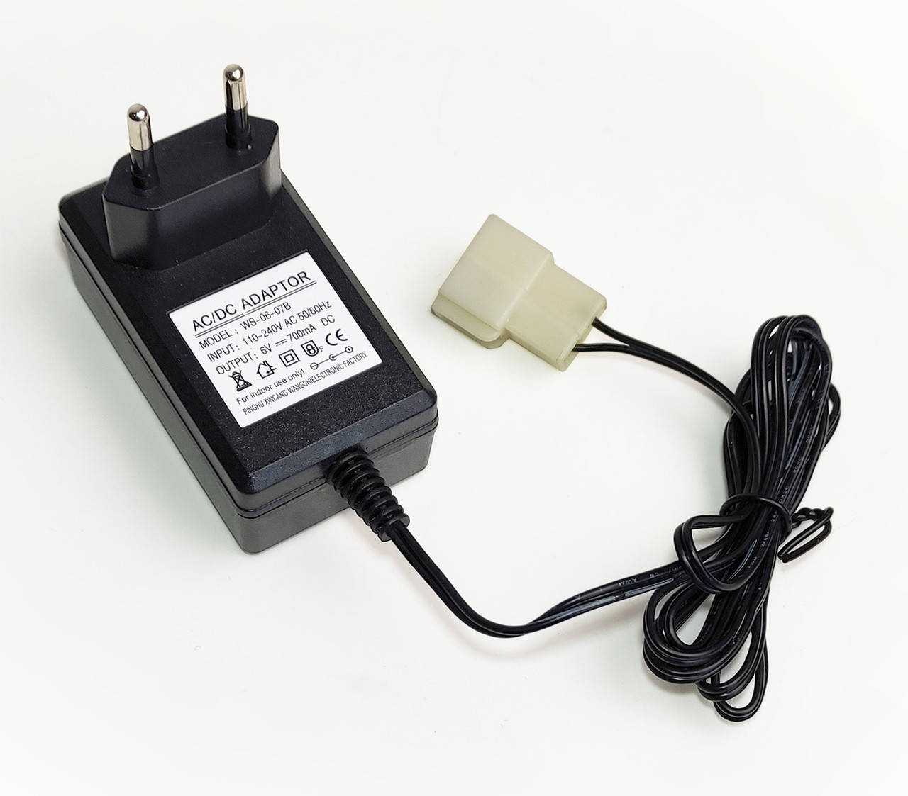 

Зарядное устройство для детских электромобилей 6V 700mAh (Geoby и др.)