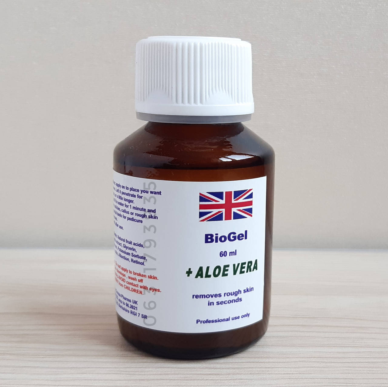 

ОРИГИНАЛ 60мл. Фруктовая кислота с алоэ вера Dermapharms UK