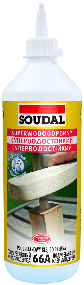 

Клей для дерева влагостойкий 66А D4 (0,25 кг Soudal)