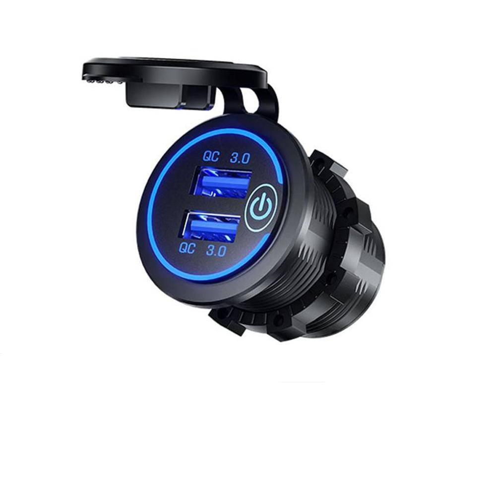 

Модуль зарядка USB Quick Charge 3.0 с кнопкой