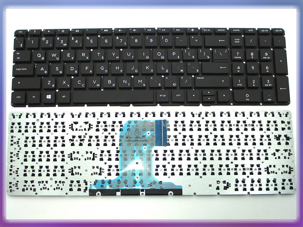 

Клавиатура для HP Pavilion 15-AC, 15-AF, 15-AY; ProBook 250 G4, 255 G4, 250 G5, 255 G5, 256 G5 ( RU Black Без, Черный