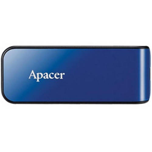 

Флеш-накопичувач Apacer USB2.0 AH334 64GB Black-Blue, Черный